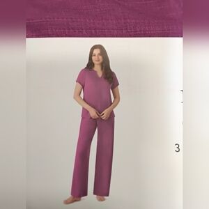 Midnight by Carole Hochman 3pc Purple Pajama Set